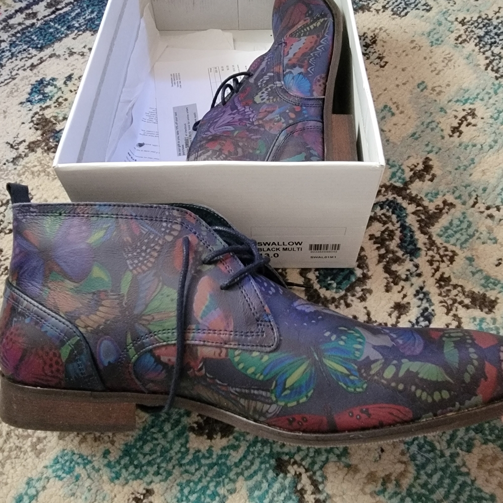 Men's Multicolor Chukka Boots